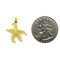 14K Yellow Gold Starfish Charm Ocean Jewelry Pendant 24mm x 20mm